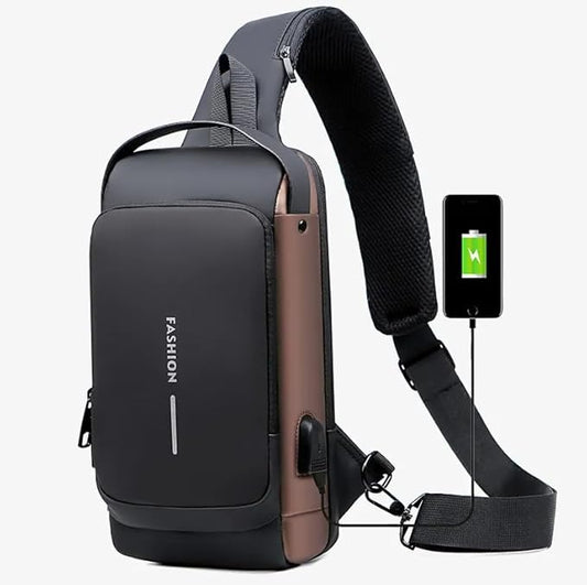 Anti-Theft Cross Body Shoulder Bag | RFID Protection, Water-Resistant & Travel-Ready