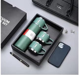 OnceGrab™ 500ml Vacuum Flask | Hot & Cold Insulated Steel Bottle with 3 Cups (5 Color Options)