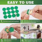 Natural Roach Control Bait Stations (12 Pieces) | Plant-Based, Safe & Long-Lasting