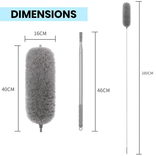 Telescopic Ceiling Fan Duster | Extendable, Flexible Microfiber Cleaning Tool (₹599 Only)