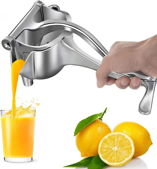 Premium Metal Hand Press Juicer | Manual Citrus & Fruit Squeezer