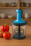 Vegetable Chopper 1000ml | Stainless Steel Blades & Big Capacity