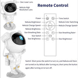Astronaut Galaxy Projector | 360° Rotating Star & Nebula Night Light