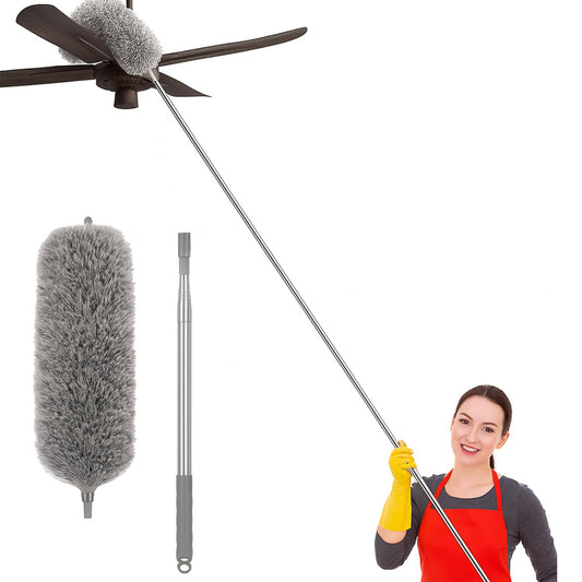Telescopic Ceiling Fan Duster | Extendable, Flexible Microfiber Cleaning Tool (₹599 Only)