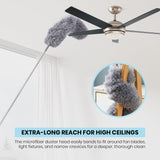 Telescopic Ceiling Fan Duster | Extendable, Flexible Microfiber Cleaning Tool (₹599 Only)