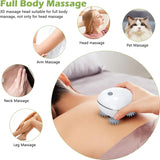 Electric Head Massager | Silicone Vibration Scalp & Body Relaxer
