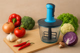 Vegetable Chopper 1000ml | Stainless Steel Blades & Big Capacity