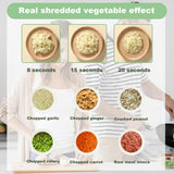 4-in-1 Electric Vegetable Cutter Set | Handheld Food Chopper & Slicer