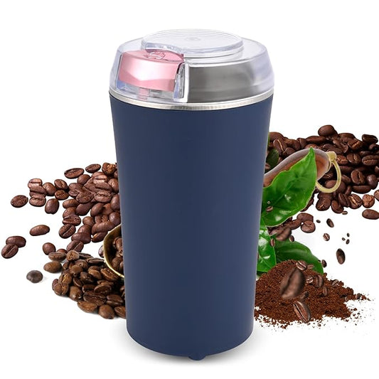 Mini Coffee Grinder | High-Speed 200W Stainless Steel Blade (600g)