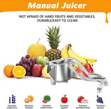 Premium Metal Hand Press Juicer | Manual Citrus & Fruit Squeezer