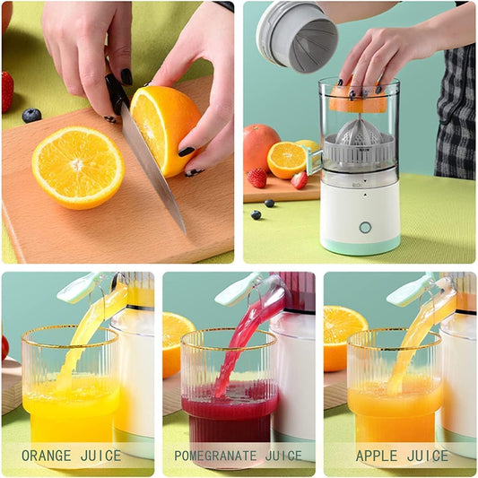 Electric Citrus Juicer | Portable USB Rechargeable Orange & Lemon Juicer