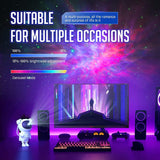 Astronaut Galaxy Projector | 360° Rotating Star & Nebula Night Light