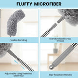 Telescopic Ceiling Fan Duster | Extendable, Flexible Microfiber Cleaning Tool (₹599 Only)