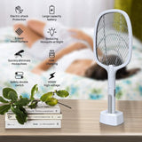 Rechargeable LED Mosquito Swatter | Safe & Powerful Bug Zapper