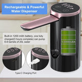 OnceGrab™ Automatic Water Dispenser Pump | Rechargeable 20L Bottle Dispenser