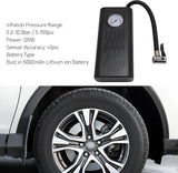 OnceGrab™ Cordless 150 PSI Tire Inflator | Portable Rechargeable Air Pump for Car, Bike & Sports