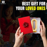 Oval Crystal Touch Lamp | USB Rechargeable Gold Table & Bedside Light