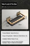 Premium Bathroom Shelf | Rustproof Aluminum Wall Organizer