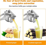 Premium Metal Hand Press Juicer | Manual Citrus & Fruit Squeezer