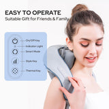 Deep Tissue Neck & Shoulder Massager | Rechargeable Heat Therapy
