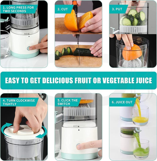 Electric Citrus Juicer | Portable USB Rechargeable Orange & Lemon Juicer