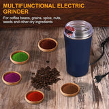 Mini Coffee Grinder | High-Speed 200W Stainless Steel Blade (600g)