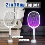 Rechargeable LED Mosquito Swatter | Safe & Powerful Bug Zapper