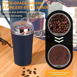 Mini Coffee Grinder | High-Speed 200W Stainless Steel Blade (600g)