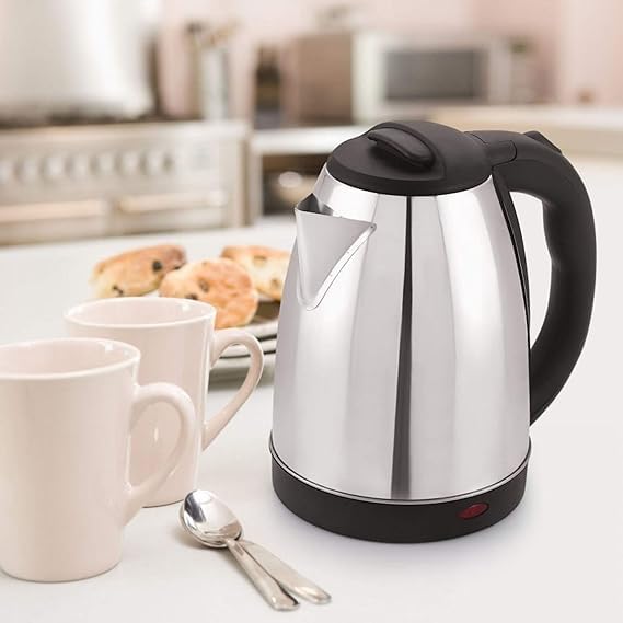 OnceGrab™ 1.8L Electric Kettle | 2000W Fast Boil with Auto Shut-Off & 360° Swivel Base