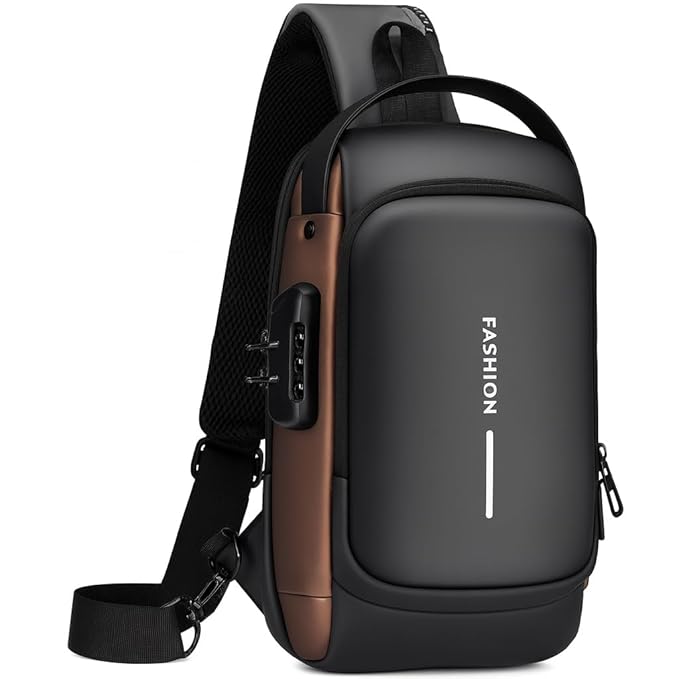 Anti-Theft Cross Body Shoulder Bag | RFID Protection, Water-Resistant &amp; Travel-Ready