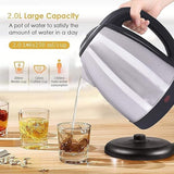 OnceGrab™ 1.8L Electric Kettle | 2000W Fast Boil with Auto Shut-Off & 360° Swivel Base